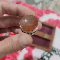 انگشتر نقره با عقیق یمنی و حکاکی و رکاب دستی|جواهرات|تهران, بریانک|دیوار