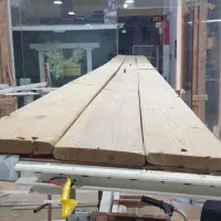 دکور پایه الومینیوم با چوب روسی