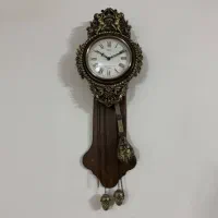 ساعت دیواری چوبی