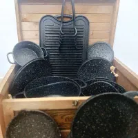 سروریس قابلمه تمام چدن نالینو|ظروف پخت‌وپز|قم, پردیسان|دیوار