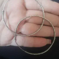 گوشواره حلقه ای نقره|جواهرات|تهران, زیبادشت|دیوار