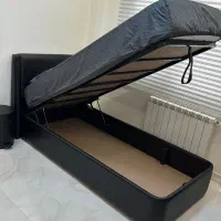 تخت خواب تک نفره جکدار با تشک و روتختی نو|تخت و سرویس خواب|تهران, کاشانک|دیوار