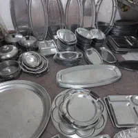 ظروف استیل قدیمی|ظروف پخت‌وپز|دورود, |دیوار