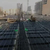 اجراع پیمانکاری  ارماتور بندی و قالب بندی وافل دال