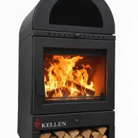 بخاری هیزمی بهینه سوز کِلِن مدل کاریان