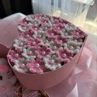 گل های ربانی و مخملی.قاب گوشی رزینی .کارهای شب تاب