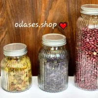 شیشه حبوبات چین دار اوداسس شاپ