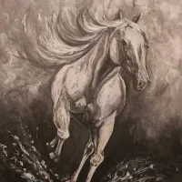 نقاشی اورجینال رنگ روغن  ابعاد ۱۰۰×۱۰۰