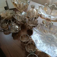 سرویس کریستال 46 پارچه jcc مدل تانگو شامپاینی