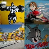 نقاشی روی دیوار|خدمات پیشه و مهارت|ابرکوه, |دیوار