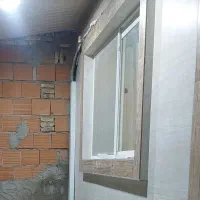 ۲ پنجره آلومینیومی نو با توری
