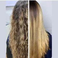 مدل برای پروتئین مو فقط پول مواد گرفته میشود