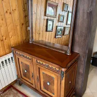 آینه کنسول کلاسیک چوبی