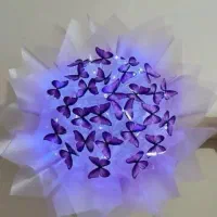 پروانه ای|گل مصنوعی|کرمان, |دیوار