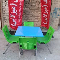 میز وصندلی 4 نفره شالیز