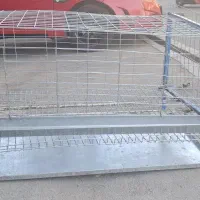 قفس مرغ تخمگذار با جا دونی و فضله گیر