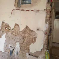گچکاری ولکه گیری وخورده کاری تخریب شومینه آرک