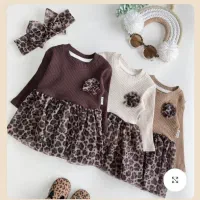 پیراهن و هدبند دخترانه