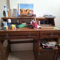 میز تحریر و کامپیوتر تمام چوب