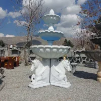 پاشوره آبنما حوضچه ای طبقاتی بتنی سیمانی