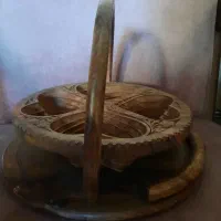 ظرف تاشو چوب کاری شده