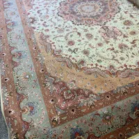 (فرش حق زاده)جفت فرش۱۲متری طرح شیوا۵۰رج چله ابریشم