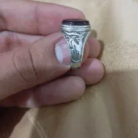 انگشتر نقره قدیمی|کلکسیون سکه، تمبر، اسکناس|خرم‌آباد, |دیوار