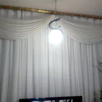 پرده حریر ، سرپرده، چوب پرده