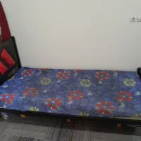 تخت یک نفره با توشک|تخت و سرویس خواب|اهواز, فولادشهر|دیوار