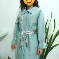 مجلسی لباس پالتو ست مادر دختر مانتو شیک و نو