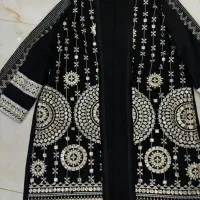 مانتو کتی مجلسی سوزن دوزی شده هندی|لباس|فردیس, قریشی|دیوار