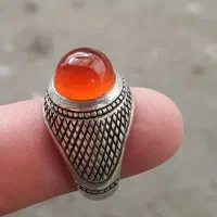 انگشتر عقیق کهنه با رکاب دست ساز استاد پارسا|جواهرات|تهران, خلیج فارس|دیوار