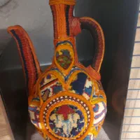 گلاب پاش  یا پارچ سنتی گلیمی فرشی