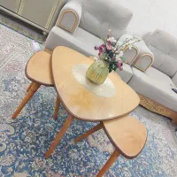 گل میز چوبی