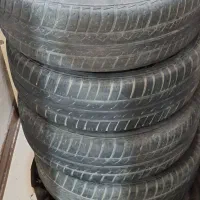 ۴ حلقه لاستیک ۱۸۵/۶۵/۱۴ همراه با رینگ فولادی