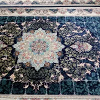 فرش ۹متری سرمه ای ۲عدد|فرش|اسفرورین, |دیوار