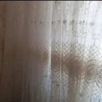 پرده توری ۱۴ متری دوخت چین خورده برا پنجره ۵ متری|پرده، رانر، رومیزی|اردبیل, |دیوار