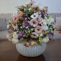 گل با گلدون مخصوص منزل