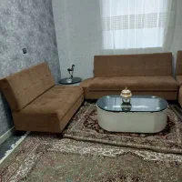 مبل ال درحد صفر همراه جلومبلی  قیمت مناسب|مبلمان خانگی و میز عسلی|مهاباد (آذربایجان غربی), |دیوار