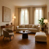 پارکت لمینیت کفپوش چکی بدون بهره کاغذ دیواری