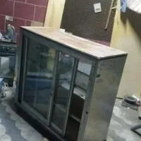 ویترین  المینیوم۱۳۰در۵۰چرخدار|بوفه، ویترین، کنسول|شیراز, شهرک مدرس|دیوار