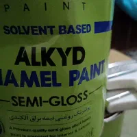 سه قوطی  پوشرنگ روغنی نیمه براق ۴ لیتری