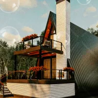 محل-تفریح-خانوادگی-در-کلبه-چوبی