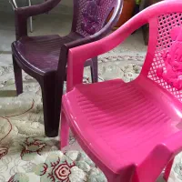 فروش دو صندلی پلاستیکی کودک