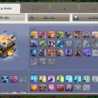 ۲تااکانت   کلش اف کلنز بای کلن لول ۷|کنسول، بازی ویدئویی و آنلاین|قره چای, |دیوار