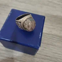 انگشتر رکاب نقره با سنگ های طبیعی|جواهرات|ایلخچی, |دیوار