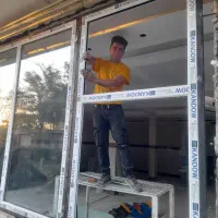 شیشه بری سکوریت upvcتوری|خدمات پیشه و مهارت|کرمانشاه, |دیوار