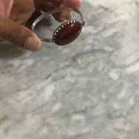 دستبند نقره عقیق
