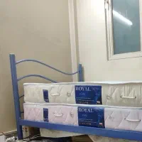 تخت فلزی یک نفره بدون تشک|تخت و سرویس خواب|تهران, دژکام|دیوار