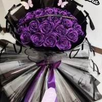 دسته گل ربانی ،پروانه ای ،پول آرایی